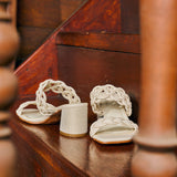 Mahia Braided Strap Heels (Almond)