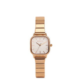 Ainsley Rose Gold Mesh Strap Watch (Salmon)