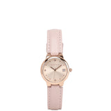 Freja Rose Gold Leather Analog Watches (Pink)