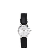 Freja Silver Leather Analog Watches (Black)