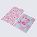 Barbie Be Like A Barbie Tote Bag 2 in 1 Set (Turquoise / Pink)