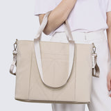 Mila Multi-compartment Tote Bag (Stone)