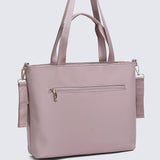 Mila Multi-compartment Tote Bag (Pale Red Violet)
