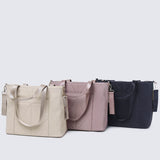 Mila Multi-compartment Tote Bag (Pale Red Violet)