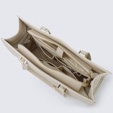 Cody Multi-compartment Tote Bag (Beige)