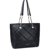 De Luna Quilted Totebag (Black)