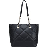 De Luna Quilted Totebag (Black)