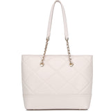 De Luna Quilted Totebag (Cornsilk)