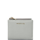 Chic Me Top Zip Mini Wallet (Smoke)
