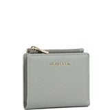 Chic Me Top Zip Mini Wallet (Smoke)