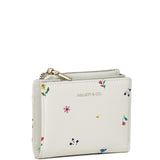 Blooming Garden Top Zip Mini Wallet (Cornsilk)
