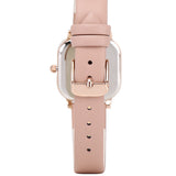 Adelie Rose Gold Leather Analog Watches (Nude)