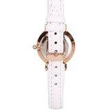 Claire Rose Gold Leather Analog Watch (Almond)