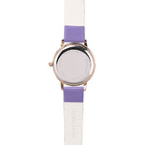 Shireen Rose Gold Leather Watch with Bracelet Set  (Thistle)