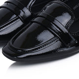 Addison Patent Casual Loafers (Black)