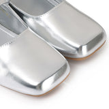 Eleanor Mary Jane Wedges (Silver)