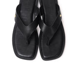 Cora Thong Sandals (Black)