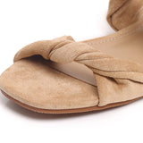 Adelaide Soft Suede Sandals (Brown)
