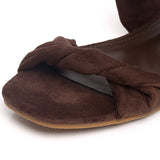 Adelaide Soft Suede Sandals (Espresso)