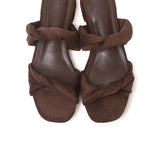 Adelaide Soft Suede Sandals (Espresso)
