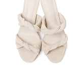 Camille Soft Suede Heels (Beige)
