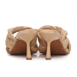 Camille Soft Suede Heels (Brown)
