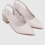 Mina Cotton Candy Pumps (Beige)
