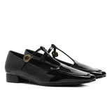 Callie Square Toe Mary Janes (Black)