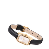Norene Leather Strap Analog Watch (Black)