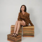 Adelaide Soft Suede Sandals (Espresso)