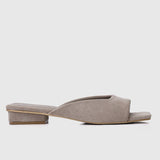 Hermione Slide Sandals (Almond)