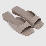 Hermione Slide Sandals (Almond)