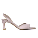 Herlina Pointed Toe Slingback Heels (Mauve)