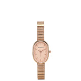 Noelle Rose Gold Stainless Steel Analog Watch (Salmon)