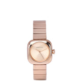 Riley Rose Gold Stainless Steel Analog Watch (Salmon)