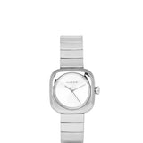 Riley Silver Stainless Steel Analog Watch (Silver)