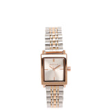 Sima Rose Gold Stainless Steel Analog Watch (Silver)