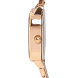Ainsley Rose Gold Mesh Strap Watch (Salmon)