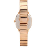 Ainsley Rose Gold Mesh Strap Watch (Salmon)