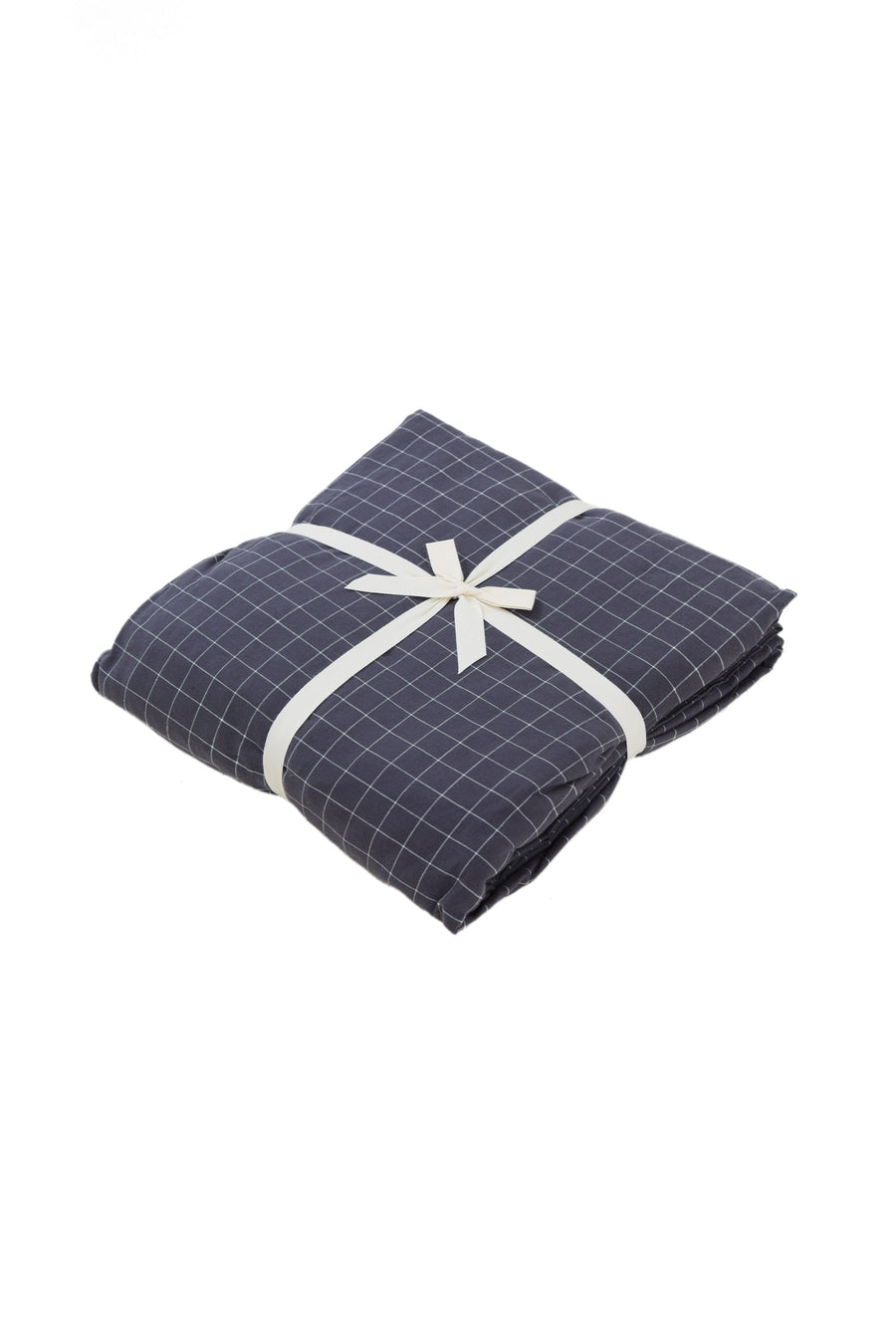 Danyl Checked SS 3-pc Fitted Sheet Set (Black)