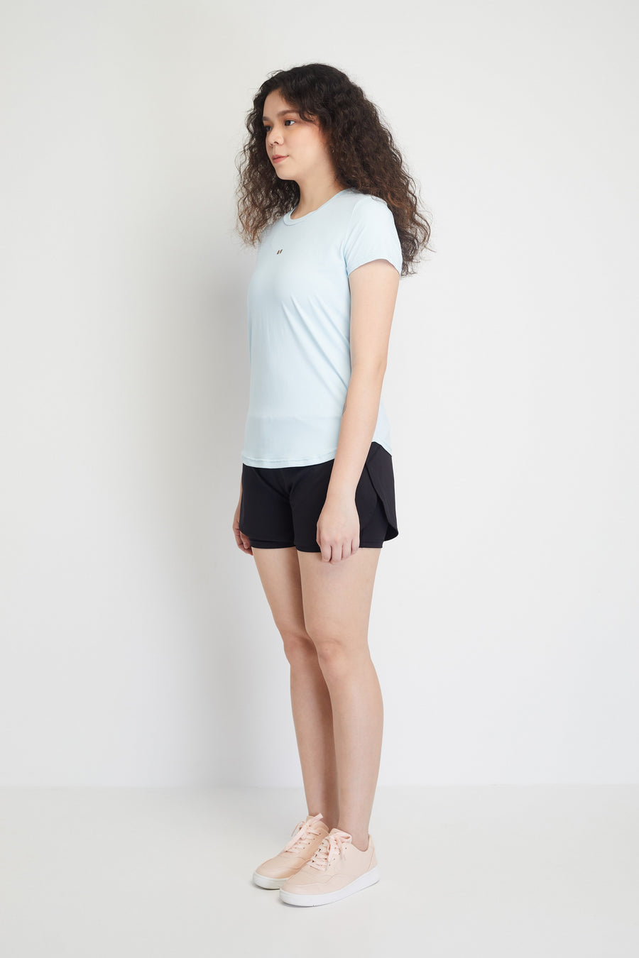 Saylor Women Short Sleeves Top (Aquamarine)