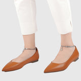 Joisse Pointed Toe Ballerina & Flats (Caramel)