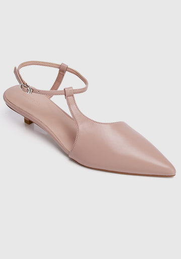 Paris Pointed Toe Heels (Pink)
