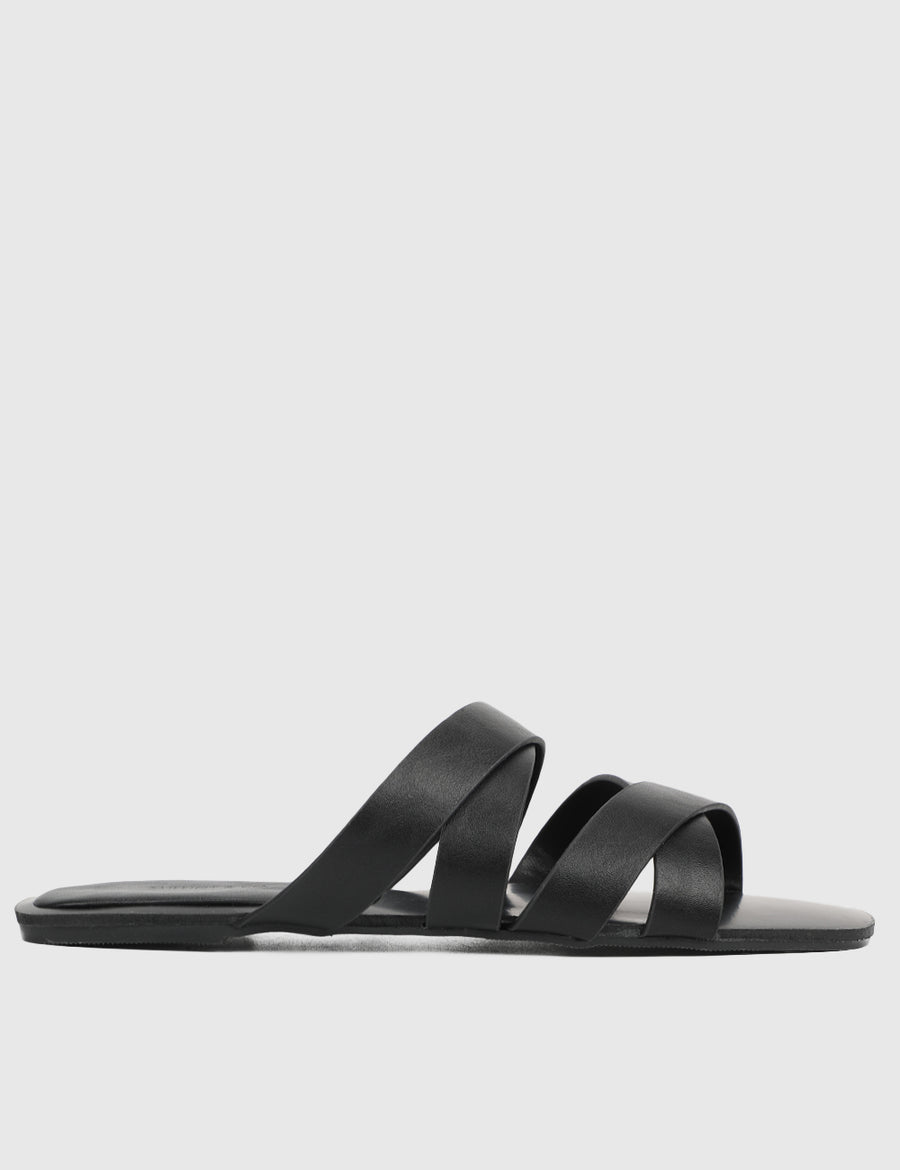 Corliss Open Toe Sandals & Flip Flops (Black)