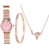 Aireen Rose Gold  Metal  Watch (Salmon)