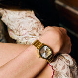Kendall Gold Stainless Steel Analogue Watch (Gold)