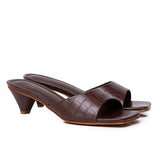 Millie Slip On Heels (Espresso)