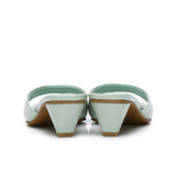 Millie Slip On Heels (Light Green)