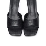 Millie Slip On Heels (Black)