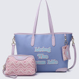 Barbie Livin' the Dream Colour-Blocked Tote (Corn Flower Blue)